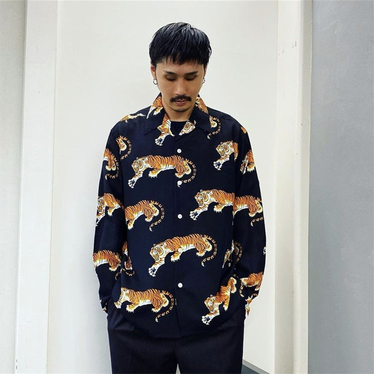 GUILTYPARTIES TIGER Shirts Hawaiian Casual