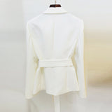 Women Haute Couture Skirt Ladies Fashion Beads Rhinestones