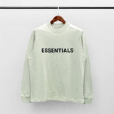 Fog Fear of God Essentials T Shirt Double Line Long Sleeve Letter Drop Shoulder Bottoming T-shirt