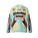Men Long Sleeve Shirt Saint Michael Loose Long Sleeve Shirt