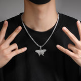 Jewelry mini butterfly pendant necklaceNecklaces Crosses Spectrum Necklaces Animal