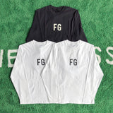 Fog Fear of God Essentials T Shirt Long Sleeve inside-out Wear High Street Bottoming Shirt