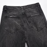 Men Jeans Worn Loose Casual