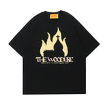 Men T-Shirt Sunset Printing Vintage