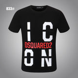 Dsq2 T Shirt Iconzi Letter Print Casual Sports Short Sleeve Summer Men