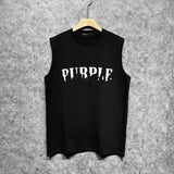 Purple Brand Tank T Shirts Sleeveless T-shirt Vest