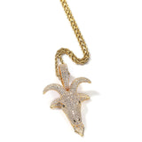 Jewelry Copper Zircon Goat Animal Men's Pendant Fashion Animal St. Valentine's Spectrum