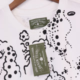 Denim Tears T Shirts D.T Kapok Full Printed Graffiti Printing Short Sleeve T-shirt