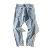 Cargo Pants Retro Embroidery Stitching Ripped