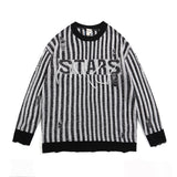 Women Sweater Thin Striped Sweater Idle Style