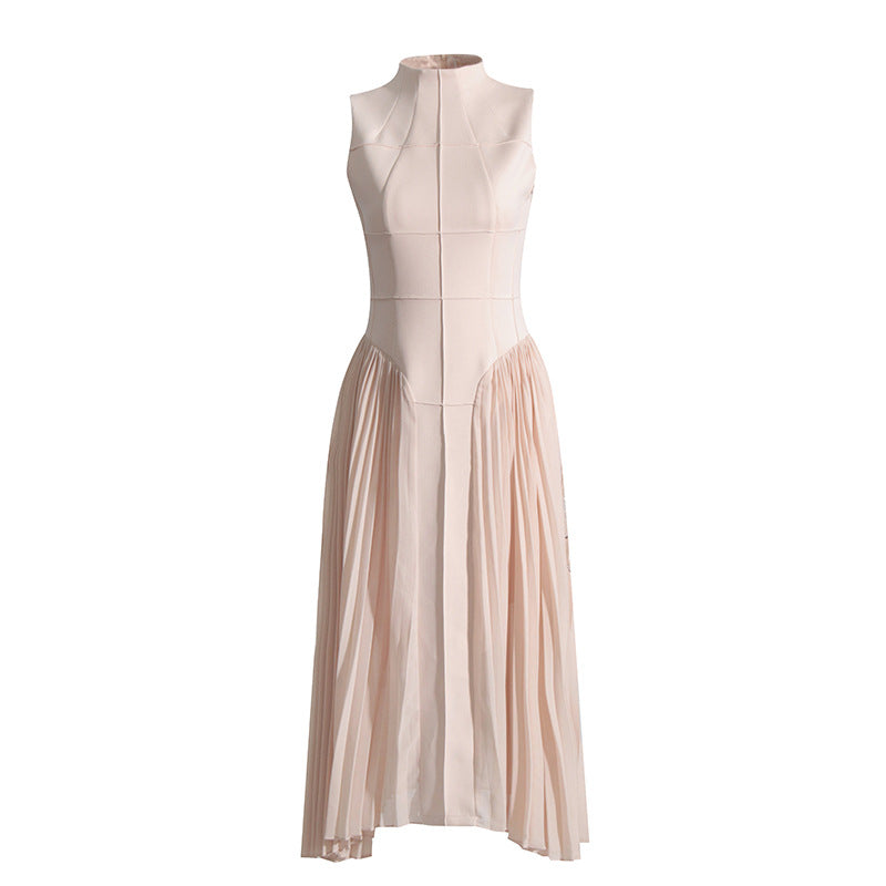 Bohemian Dress Elegant Dress Design Sense Pleated Slim