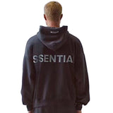 Fog Essentials Hoodie Reflective Logo Fleece Hooded Sweater