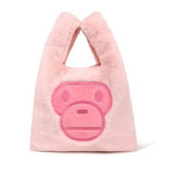 Baby milo children crossbody bag male and female little monkey plush handbag cute