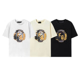 Fog Essentials T Shirts FOG Vintage Wheat Ear Print Crew Neck Short Sleeve