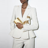 Women Haute Couture Co-Ords Fashion Bead Suit