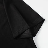 CHH Chrome Heart T Shirts Sanskrit horseshoe print lapel polo shirt versatile short sleeve