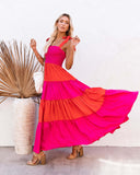 Women Dress Summer Commute Stitching Temperament Dress