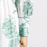 Bohemian Dress Vintage Fashion Polo Collar Dress