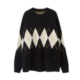 Women Pullover Sweater Vintage Loose Pullover Loose