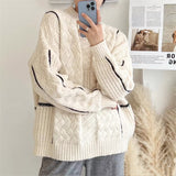Women Pullover Sweater Soft Glutinous Knitted Sweater