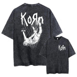 Washed Vintage Rock Band Korn Falling Away From Me T shirt