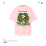 American vintage street T-shirt pure cotton men's and women's summer loose