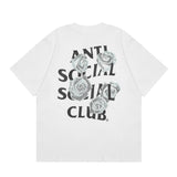 ANTI SOCIAL CLUB T-Shirt Printed Casual Short Sleeve T-Shirt