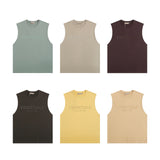 Fog Essentials tank spring summer FOG letter crew neck vest