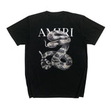 Amiri T Shirt Short Sleeve Letter Print Casual Half Sleeve T-shirt