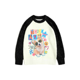 Women Sweater Rainbow Soft Knitted Sweater