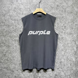 Purple Brand Tank T Shirts Sleeveless T-shirt Vest