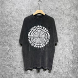 Purple Brand Distressed T Shirts Short Sleeve
