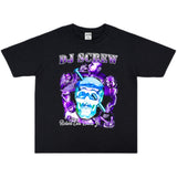 Rock Star T Shirt DJ Screw Singer Character Print T-shirt Short Sleeve round Neck Loose Cotton Casual Men and Women