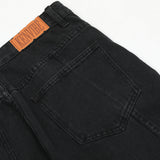 Men Jeans Multi-Pocket Cargo Pants Metal Buttons