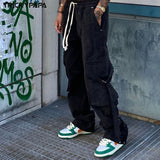 Cargo Pants Multi-Pocket Cargo Pants Loose