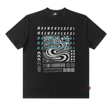 Men T-Shirt Letters Printed All-Matching Loose