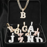 Jewelry Alphabet Necklaces Hip Hop Personality Diamond Set Couple Necklaces Word Up St. Valentine's Spectrum Jesus Pieces