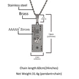 Jewelry Pendant Rap Male Copper Zircon Jesus Pieces Spectrum