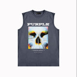 Purple Brand Tank T Shirts Sleeveless T-shirt Vest