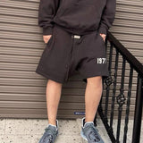 Fear of God Essentials 1977 Shorts Flocked Printed Trendy Shorts