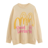 Women Sweater Couple Knitted Top