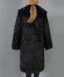 Women Fur Jacket Long Plush Warm Jacket