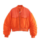 Women Cotton Coat Baseball Uniform Cotton