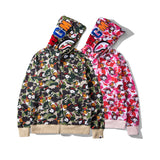 Bathing Ape Hoodie Full Print Hello Kitty Cardigan Zipper