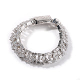 Bracelet Metal Hip Hop Bracelet Zircon Spring Royalty St. Valentine's Spectrum