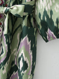 Women Trench Coat Cardigan Dress