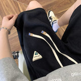 Men Beach Shorts Waffle Summer Loose Leisure Sports