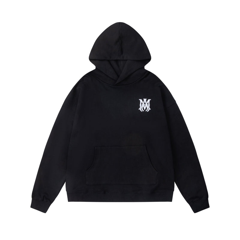 Amiri Hoodie OW Embroidery Letter Hooded Sweater for Men and Women