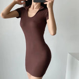 Women Dresses Summer Slim Fit Skinny Dress