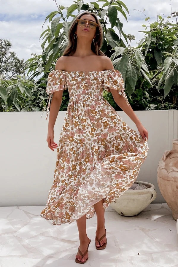 Women Dress Summer Slim Beach Dress